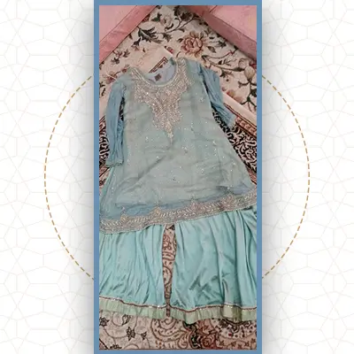 o3 Pista short frock with plazo - Image 1